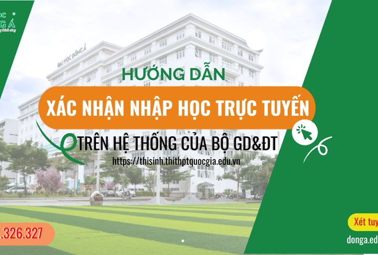 Hướng dẫn xác nhận nhập học trực tuyến trên hệ thống tuyển sinh của Bộ GD&ĐT năm 2022